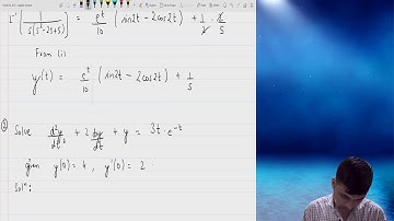 #25-Engineering Mathematics - Solving Differential Equations Using Laplace Transforms Part-1