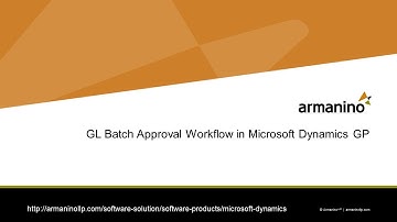 GL Batch Approval Workflow