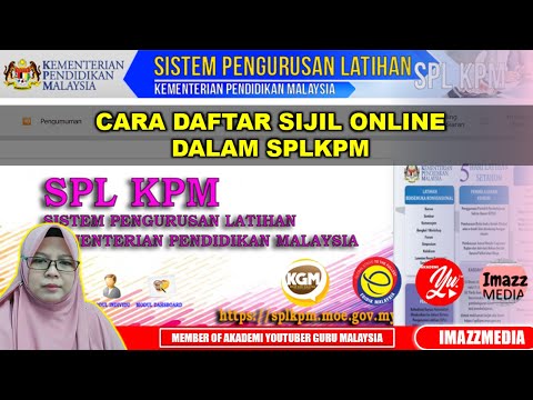 CARA DAFTAR SIJIL ONLINE DALAM SPLKPM | MODUL INDIVIDU