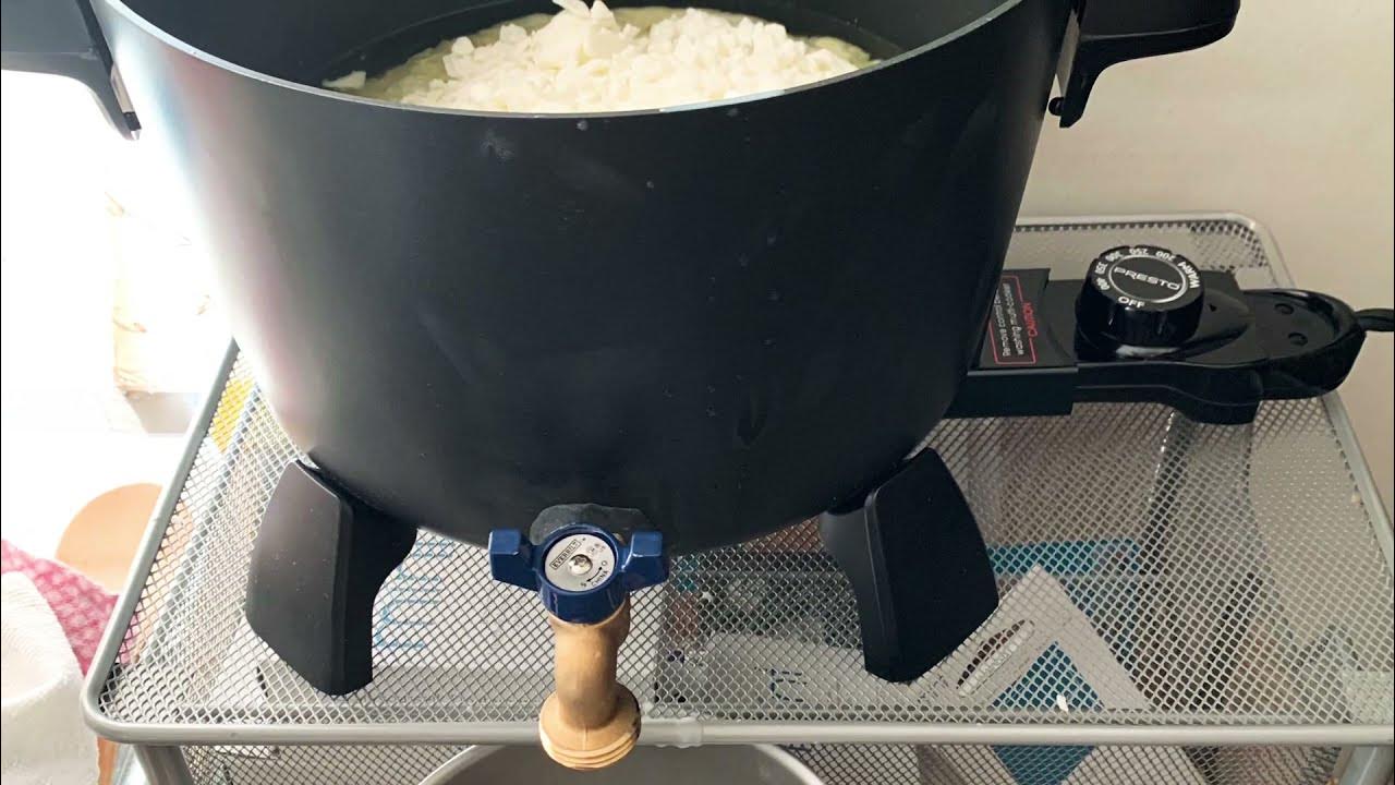 How to add a spout to a Presto pot for candle wax YouTube