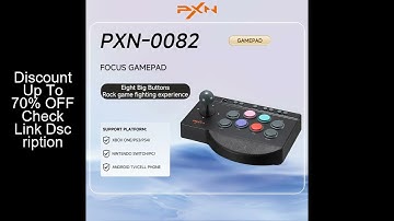 PXN 0082 Wired Game Joystick Arcade Console Street Fighter Controller Gaming Joystick for USB PS3/PS