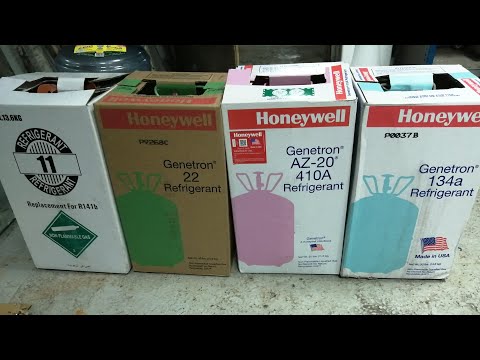 اهم أنواع الفريون وضغوط كل نوع واستخدامه وخواصه وطريقة شحنه