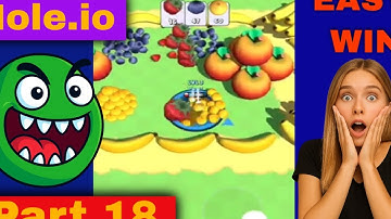 Hole.io Part 18 - MEGA Walkthrough
