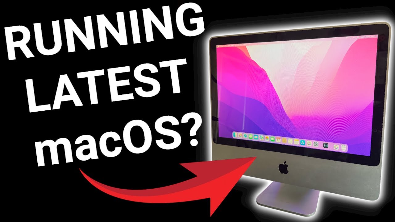 Imac7 How Bad Can It Be? - Running macOS 15 on a 17 year old iMac (iMac7,1 ...