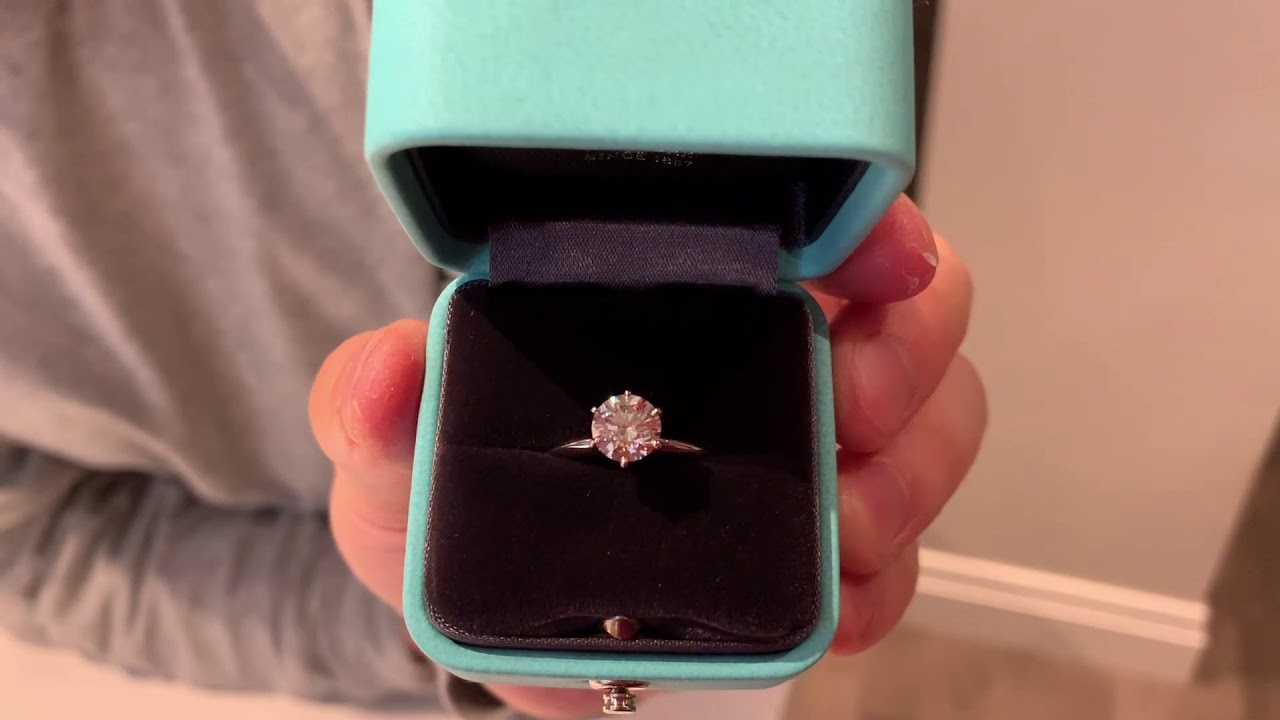 tiffany setting engagement ring 1 carat