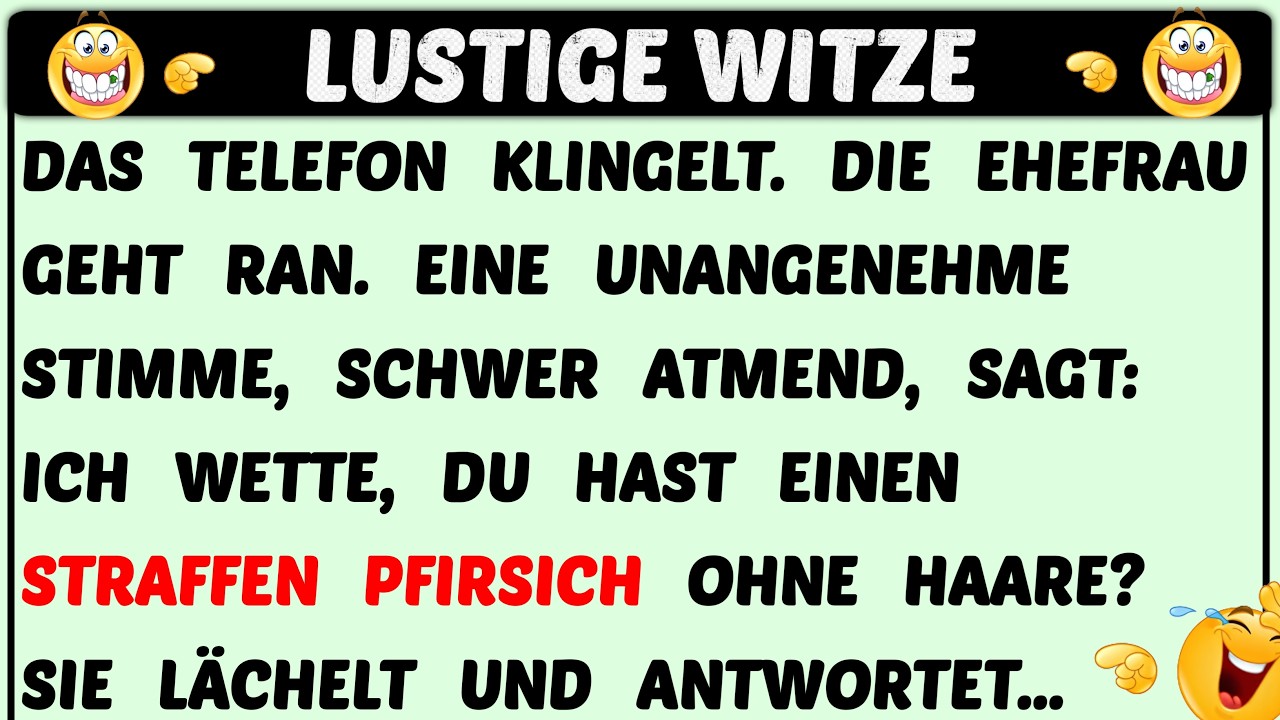Witz des Tages | Der Anruf, den sie sofort umdrehte…🤣 | Lustige Witze Täglich