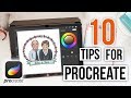 Using Procreate: 10 Tips For Beginners |  Procreate Tutorial