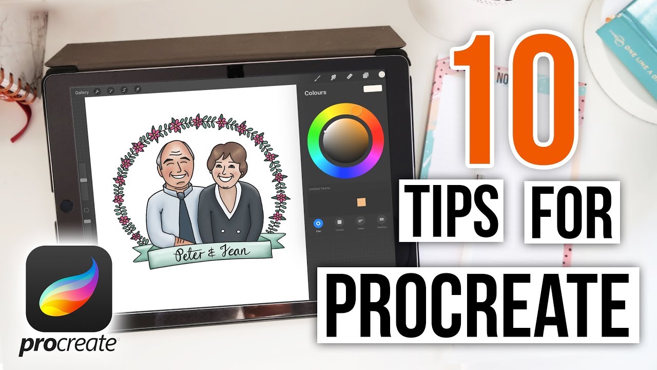 Using Procreate: 10 Tips For Beginners | Procreate Tutorial - YouTube