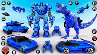🚔US Police Robot Transform Game 2026 Tank, Helicopter Car Transformation Game 3DR - Android Gameplay screenshot 4