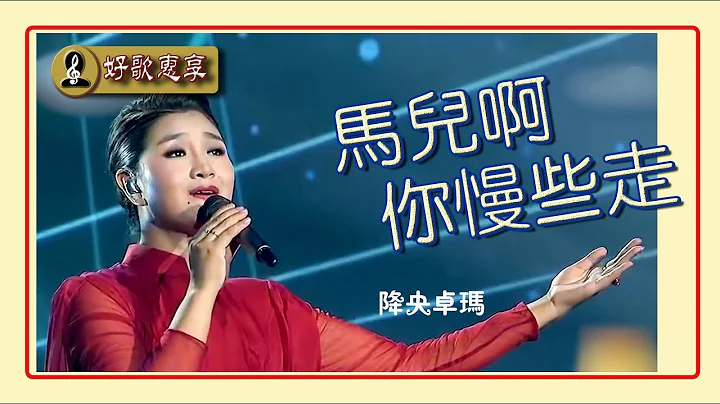 「最美女中音」降央卓瑪《馬兒啊 你慢些走》歌曲獲第一屆中國金唱片獎 - 天天要聞
