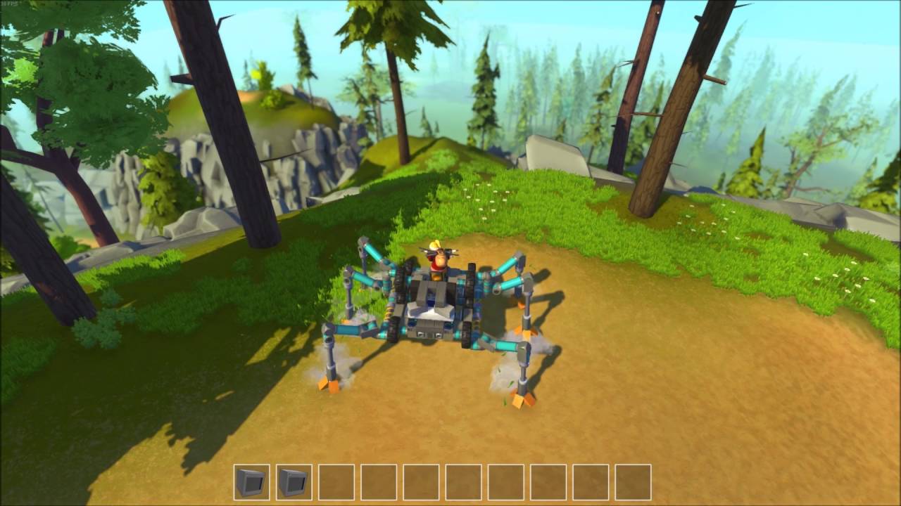 Speedy Wall Climbing Hexapod - Scrap Mechanic