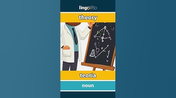 🇬🇧🇮🇹 theory - teoria : vocabulary builder : learn English : impariamo l