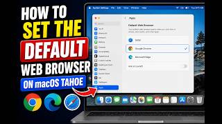 How To Set the Default Web Browser on macOS Tahoe screenshot 4