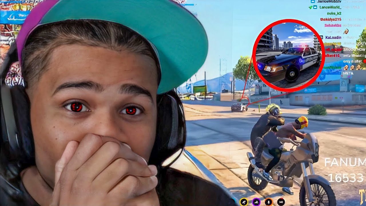 Fanum has to BOOM an officer to ESCAPE 💥🚓💨