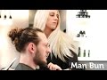 Man Bun - How to make the Famous Celebrity Top Knot - Men's Long Hair