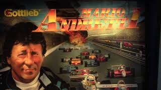 1995 Gottlieb MARIO ANDRETTI pinball machine