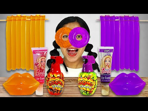 보라 <strong>주황</strong> Purple Orange ZOANA Mukbang 먹방
