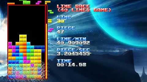 [NullpoMino] 40 Lines 33.98