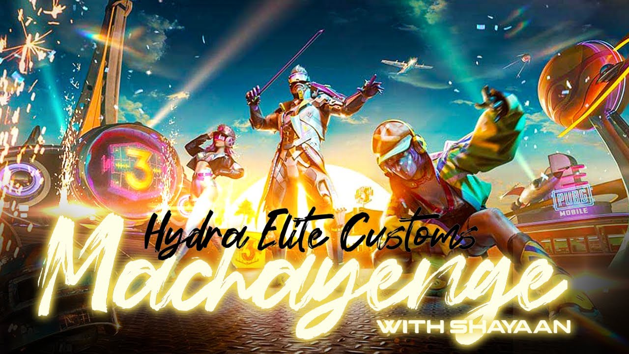 PUBG MOBILE EMULATOR LIVE!!! HYDRA ELITE CUSTOM!!! Shayaan YT