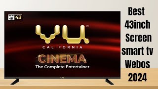 Vu Cinema 43 inch Ultra HD (4K) LED Smart WebOS TV 2024 Edition  (43CINEMA)  - Vu 43inch 4K smarttv