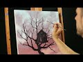 Taking The Final Leaves - An Acrylic Landscape Painting Time Lapse with Tim Gagnon