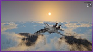 Dog fighting in GTA SA | F-14W Super Weirdest Tomcat SP mod