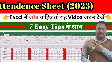 How to Create an Attendance Sheet in Excel: Easy and Simple Techniques
