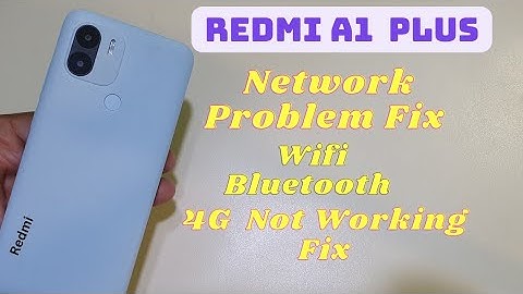 Redmi A1 Plus Network Issue Solve | Wifi Or Bluetooth Pearing Problem Fix
