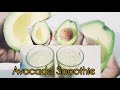 Avocado smoothie  avocado banana apple smoothie  easy avocado milk shake recipe  happy world