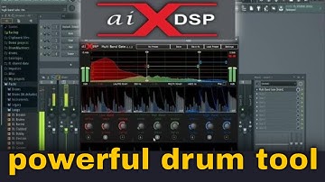 aiXDSP Multi Band Gate VST ( A Powerful Tool for Drums )