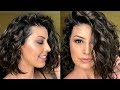 How To: Style Short Wavy/Curly Hair