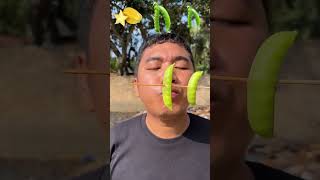 SULAP EMOJI PAKAI MULUT😱#shorts #reverse #makansesuaiemoji #food #fruit #eating #asmr #mukbang