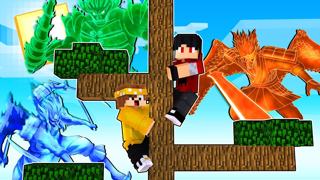 NÃO CAIA DA ÁRVORE DO SUSANOO DE NARUTO NO MINECRAFT! ‹‹ P3DRU ››