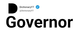 Governor Significado En Español