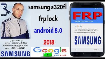Samsung A320FL Remove Google Account Bypass Frp android 8.0