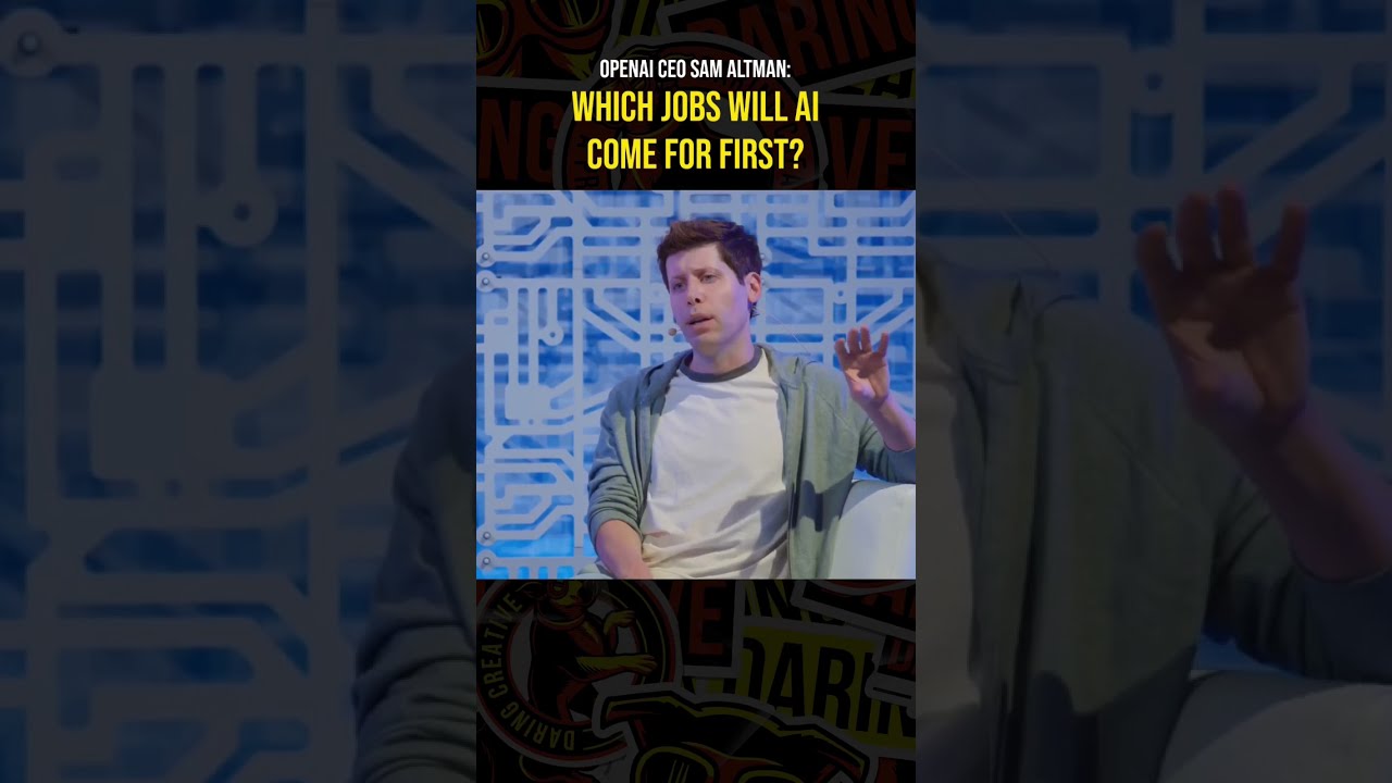 Which Jobs Will AI Replace First Openai Samaltman Ai