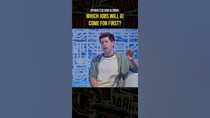 Which jobs will AI replace first? #openai #samaltman #ai