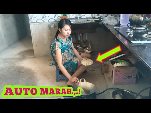 Gangguin istri lagi masak auto marah😍🥰