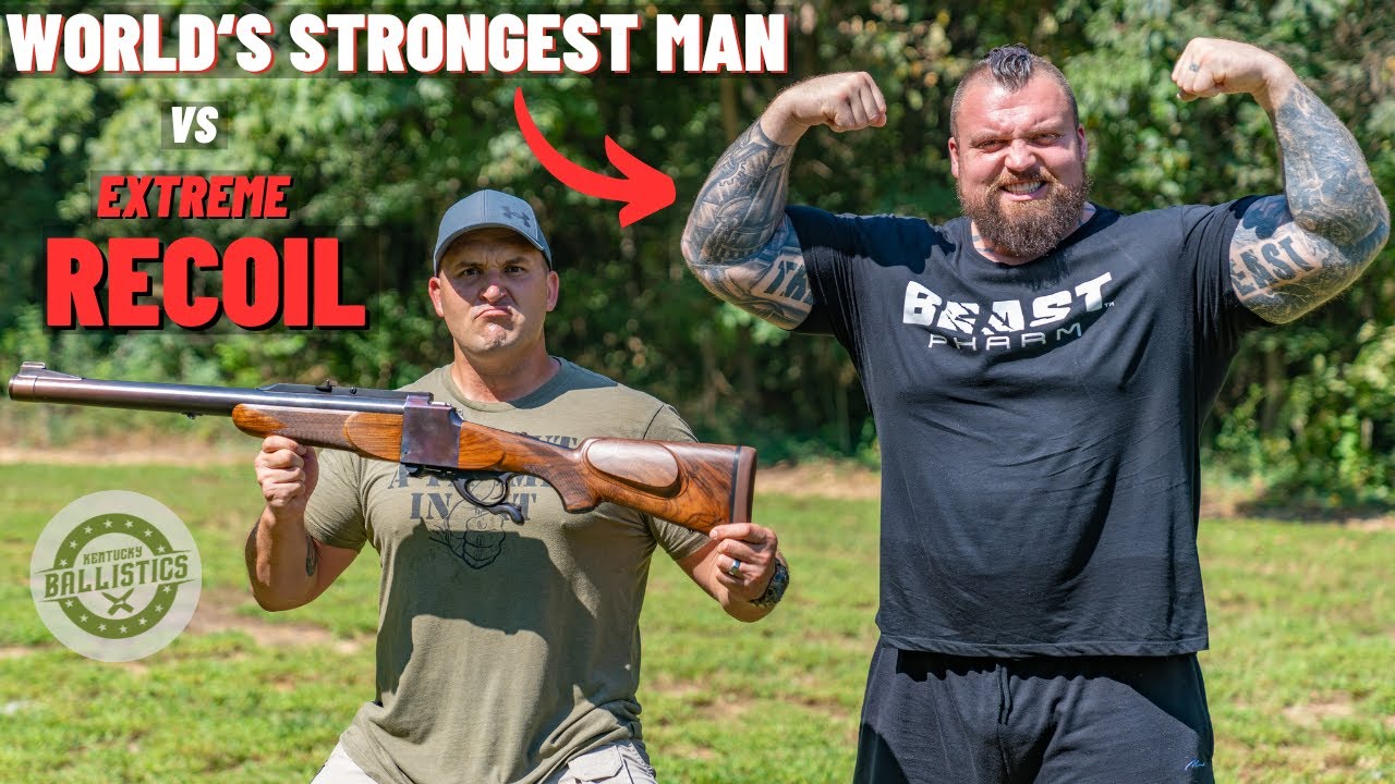 World's Strongest Man vs World's Strongest Recoil !!! (ft. Eddie Hall)