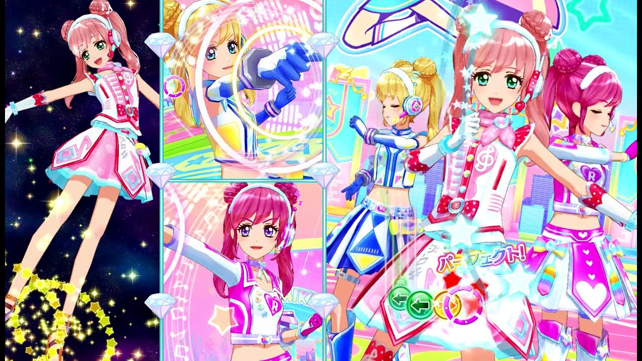 アイカツオンパレード！マイキャラ達で「アイドル楽隊サンメガミ」正義