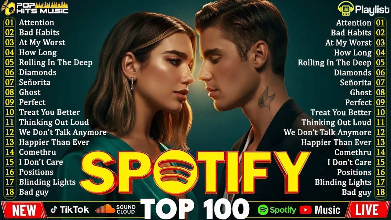 Rihanna, Maroon 5, The Weeknd, Bruno Mars, Dua Lipa, Adele, Ed Sheeran 🍁 Billboard Top 50 This Week