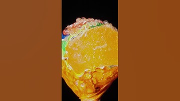 High temperature lollipop close-up｜Cool #asmr #satisfying    #macro    #lollipop #high temperature