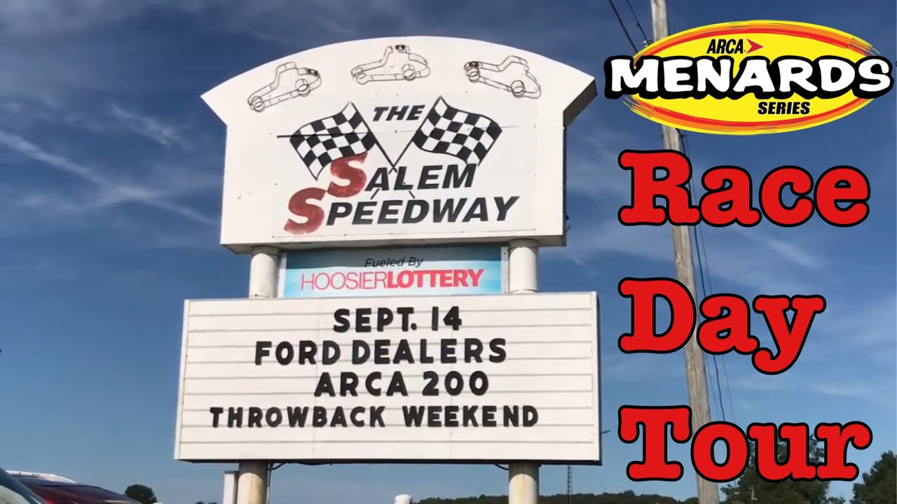 Salem Speedway Race Day Tour 1 Salem, Indiana from when the ARCA