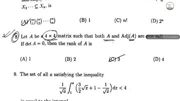 ISI M.TECH QROR /M.TECH CS/MTECH CRS 2021 PAPER SOLUTION QUES 8 ANSWER