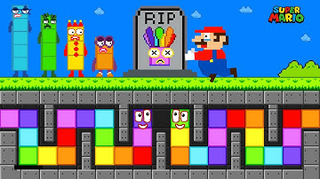 Pattern Palace: Mario R.I.P All Number Snakes | ALL EPISODES | Sorry Family...Please Comeback Home!