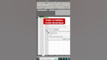 Créer un tableau croisé dynamique en 10 secondes
