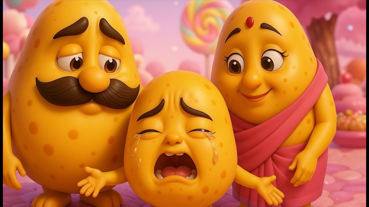 Aloo Kachaloo Beta Kahan Gaye The |  आलू कचालू बेटा कहां गए थे | Hindi Rhymes for Children