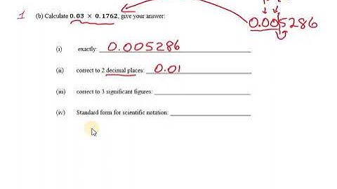 CSEC Maths| Computation | Standard Form; Decimal places & Significant figures