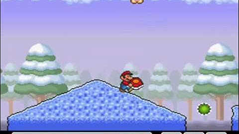 SMB3 for Super Mario All-Stars Custom Level #136 - NEW Snowy Hills