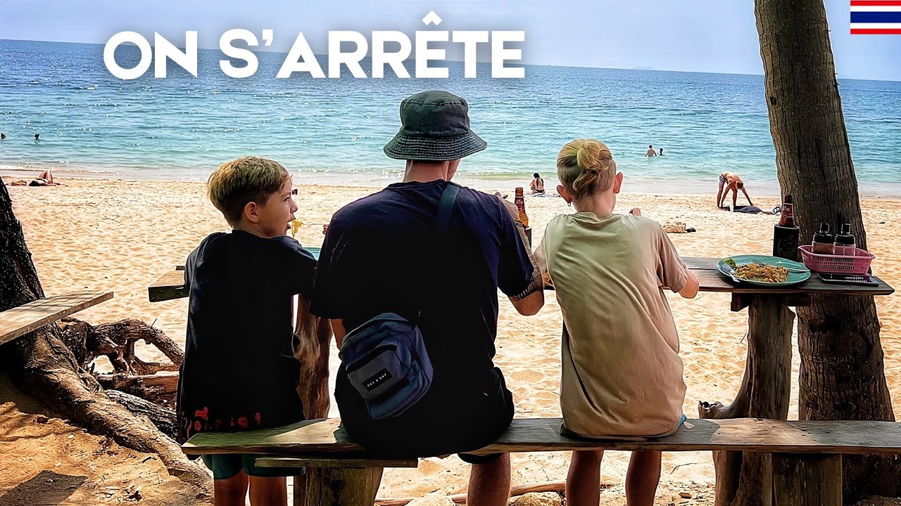 Nos enfants grandissent sur la route. On a choisi de s’arrêter. 🇹🇭